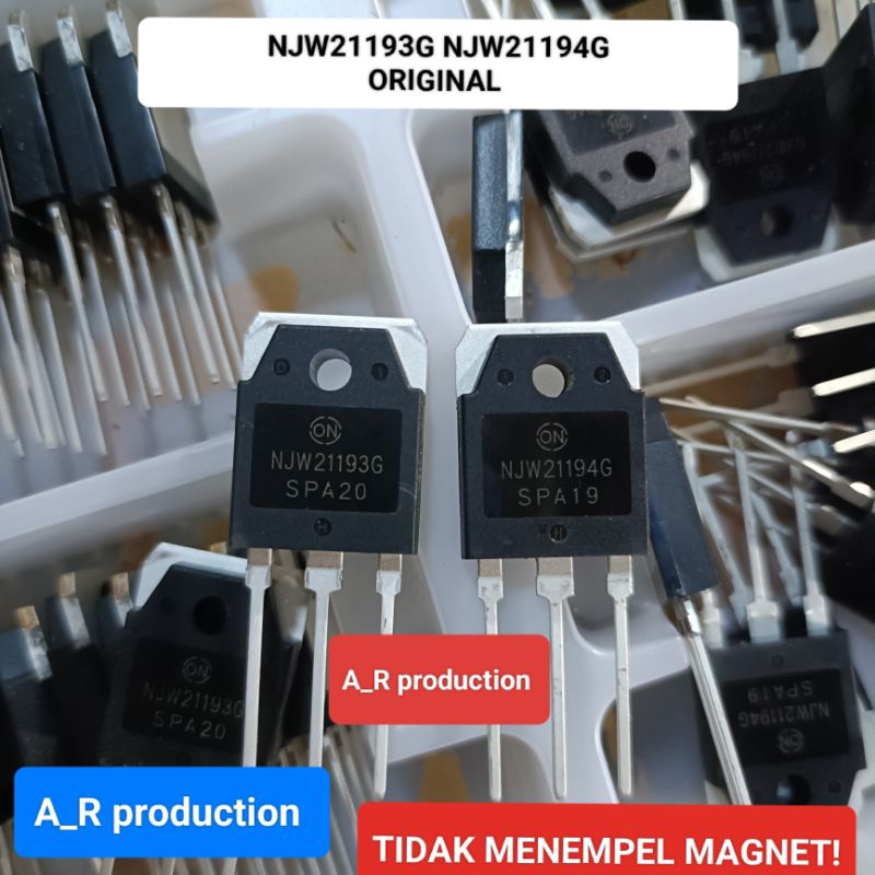 TR ทรานซิสเตอร์ NJW21193 NJW21194 Original ON njw 21193G 21194G ยี่ห้อ