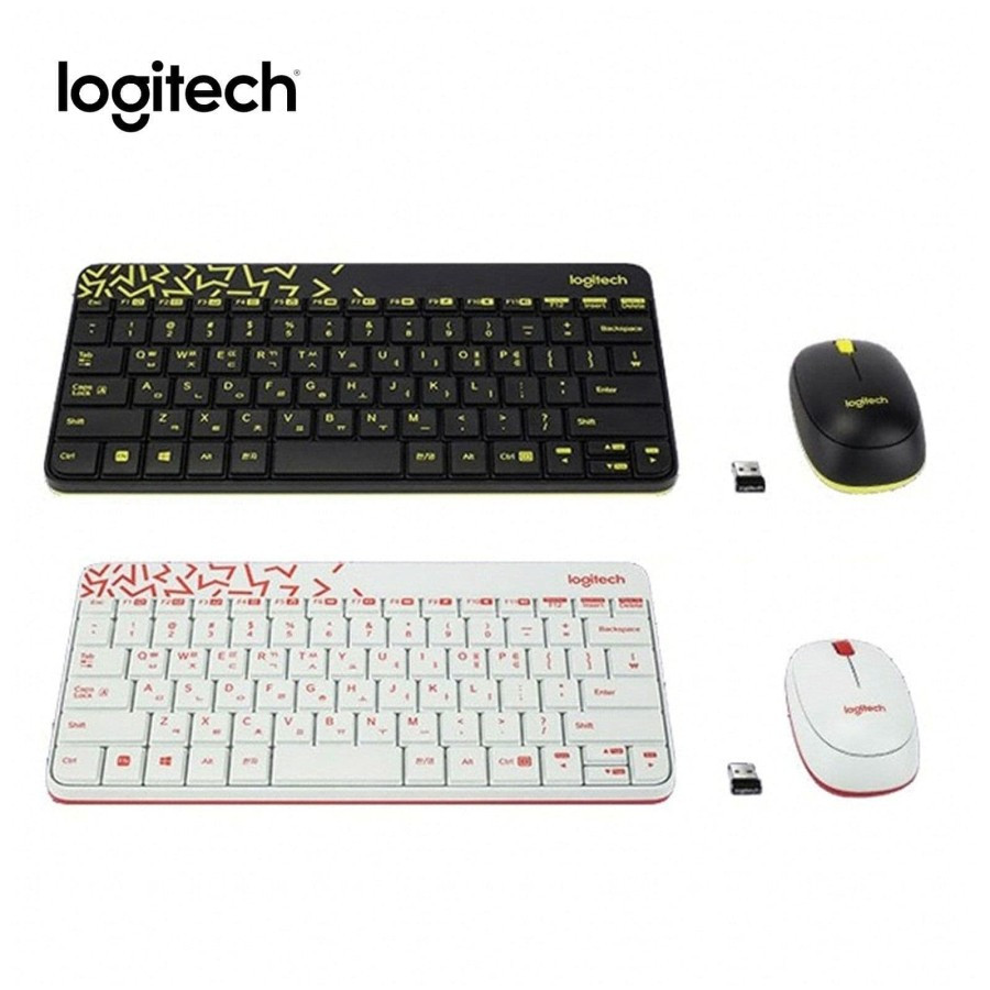 เมาส์คีย์บอร์ดไร้สาย Logitech MK240 Mini Original