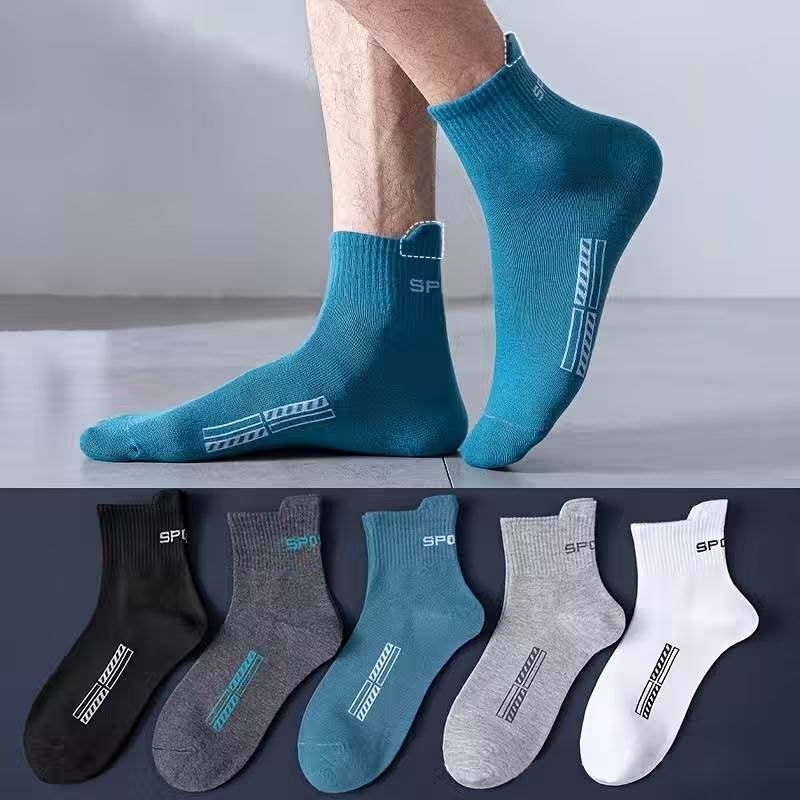 MATA 12 คู่ (SPORT EARS) ถุงเท้ากีฬาแบบสั้นเหนือเข่าสําหรับผู้ใหญ่ชายและหญิง