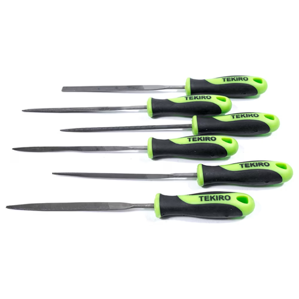 TEKIRO FILE SET CONTENTS 6PC 5 1/2"/FILE SET/FINE FILE/ORIGINAL MINI FILE SET