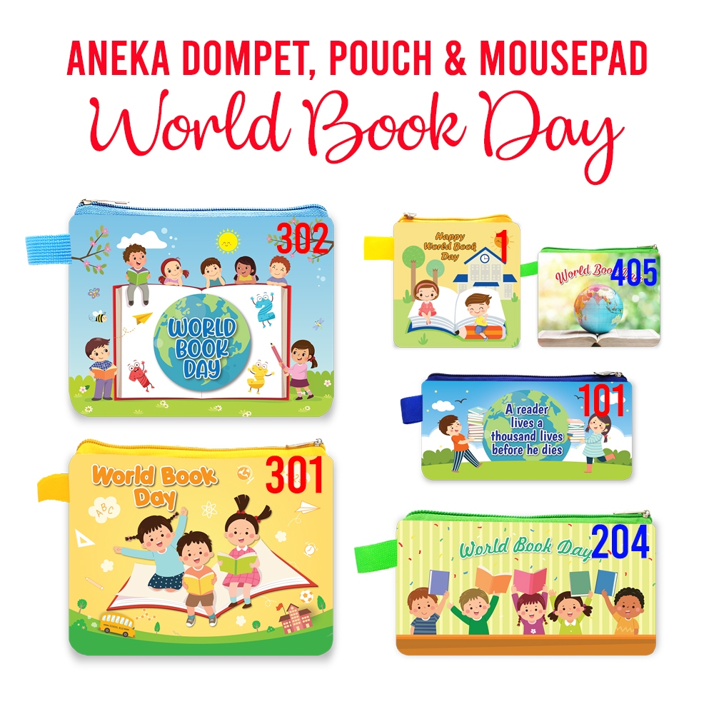 ของที่ระลึก World Book Day Mini Wallet Case Wallet Pouch ของที่ระลึก Gift World Book Day