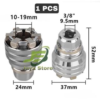 Kepala Kunci Shock Universal Multisize Socket Bolt Fitting 10-19mm Kunci Shock Universal Ori