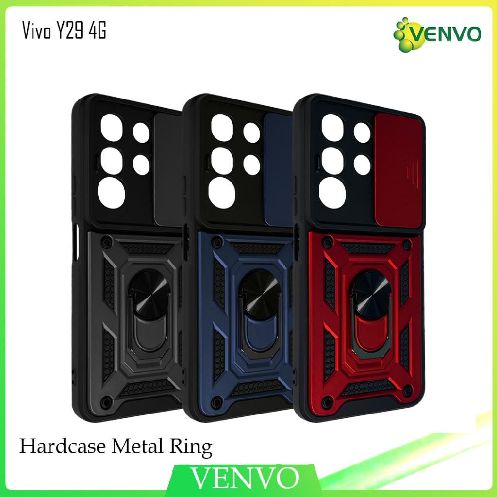 VENVO - VV45 Hardcase แหวนโลหะ Vivo Y29 4G