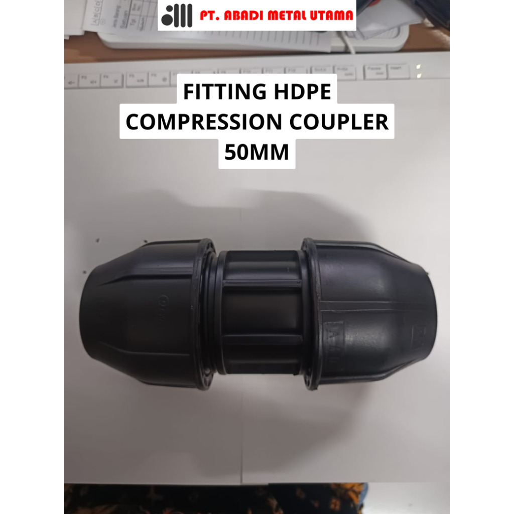 HDPE COUPLING FITTING HDPE 1.5 นิ้ว (50MM) COMPRESSION / SOCKET HDPE 1.5 นิ้ว