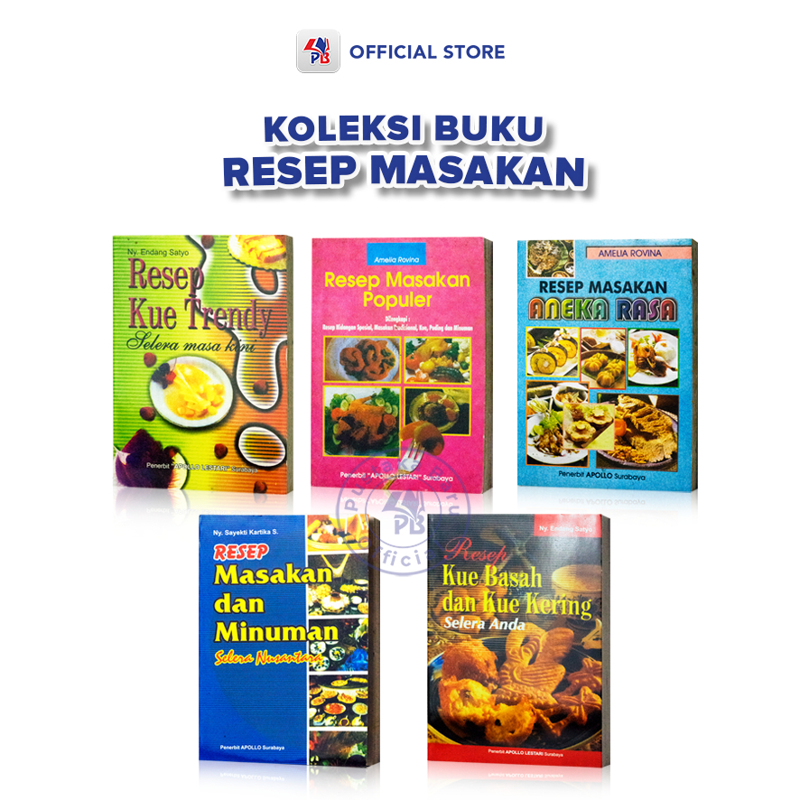 หนังสือสูตรเครื่องดื่มและเค้กเปียกและแห้ง / Apollo Lestari – APL
