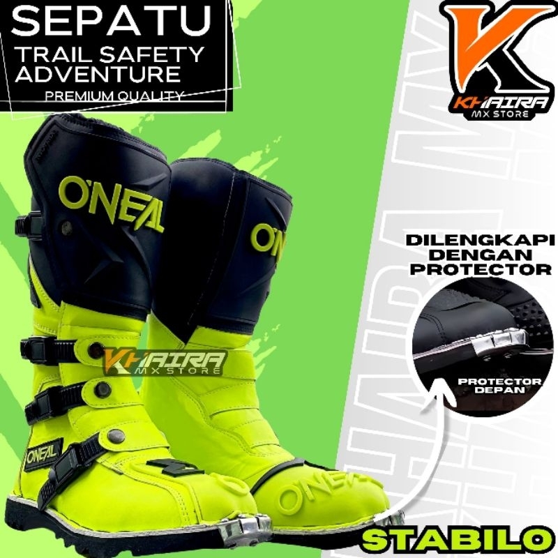 LOKAL Local Motocross Trail boots รองเท้าบูทเหล็กคุณภาพระดับพรีเมียม