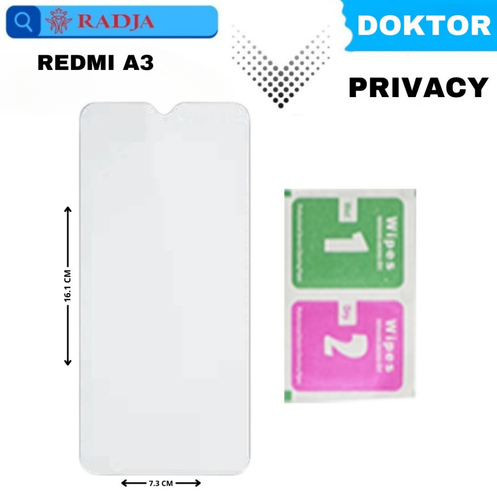 ฟิล์มกระจกนิรภัย Redmi A3