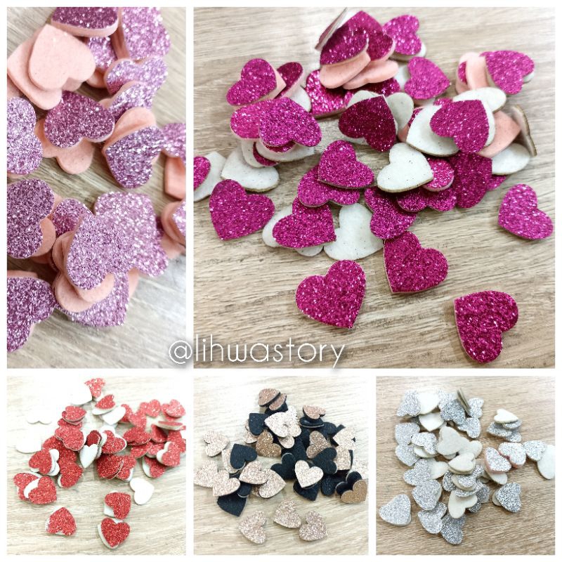 1 DOZEN - LOVE GLITTER APPLICATION / STICK APPLICATION