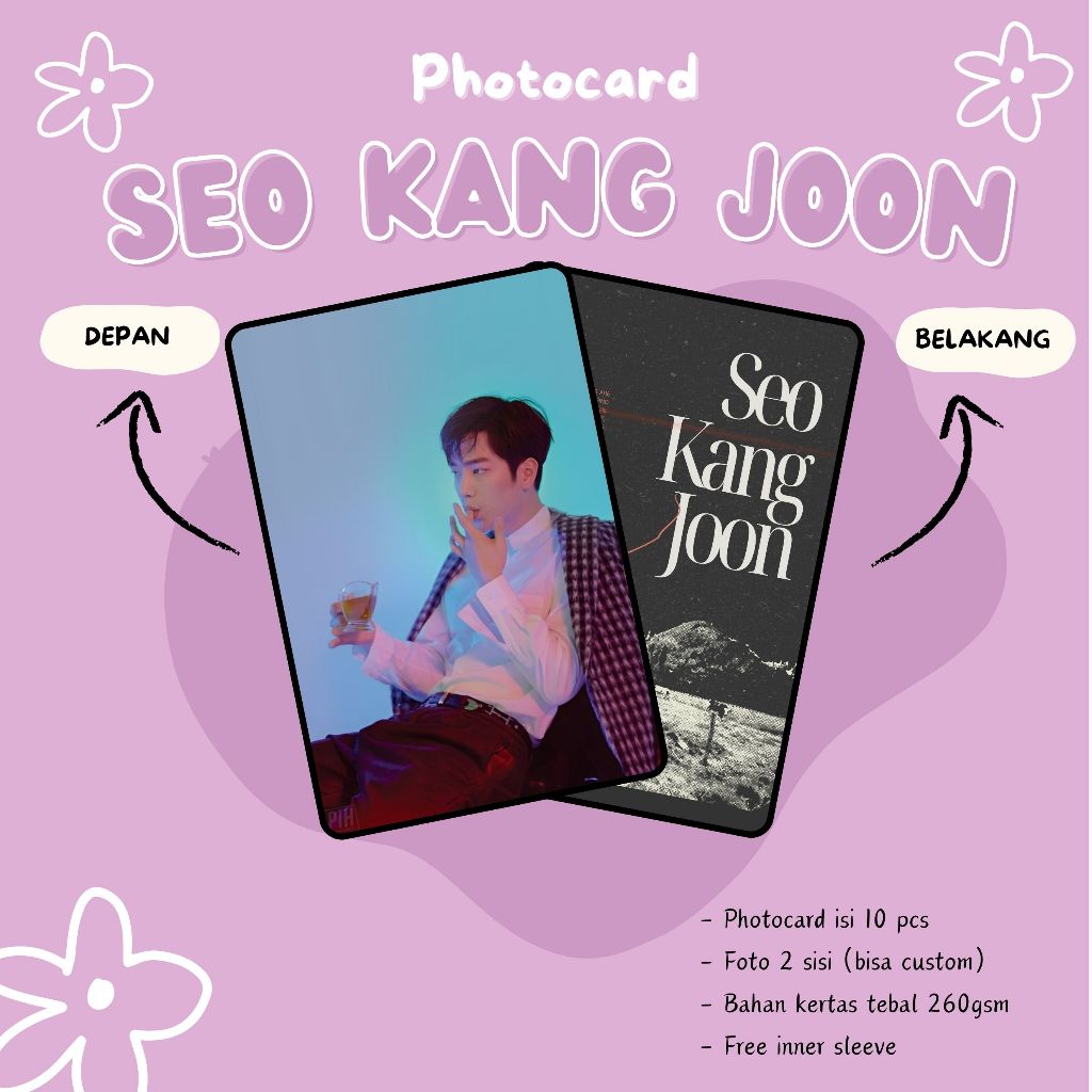 (10 ชิ้น) SEO KANG JOON PHOTOCARDS