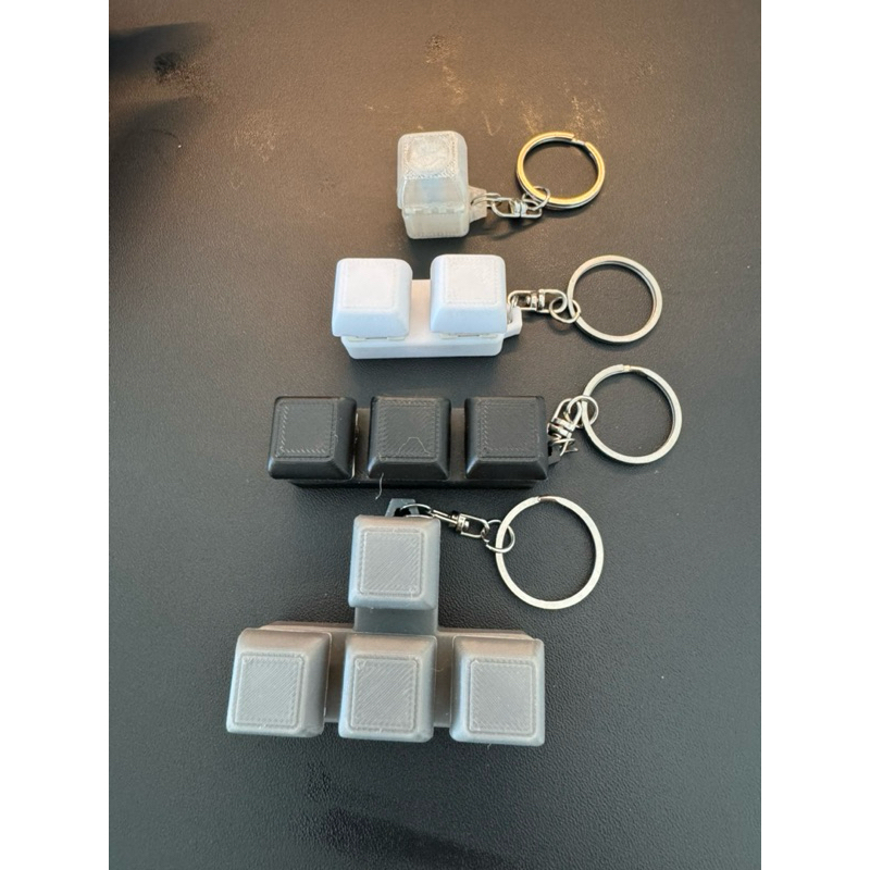 GANTUNGAN พวงกุญแจ Dopamin Fidget ของเล่น ASMR คีย์บอร์ดแบบกลไกสวิตช์ Tedter Keycap Gamer