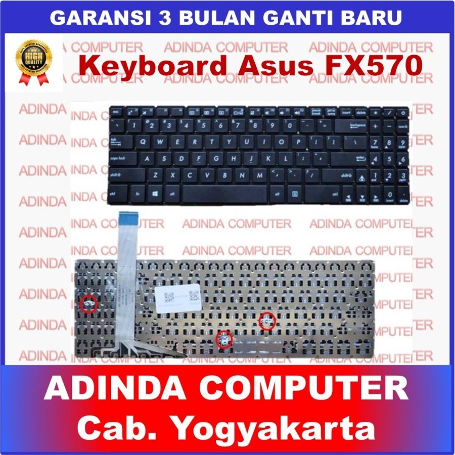คีย์บอร์ด Asus Vivobook FX570 F570 Fx570UD F570Z F570ZD F570U