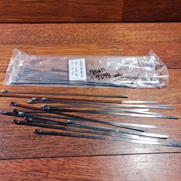 LOCIS CABLE TIE 4.6 X 250 มม. ราคาสแตนเลส 1 แพ็ค 25 แท่ง