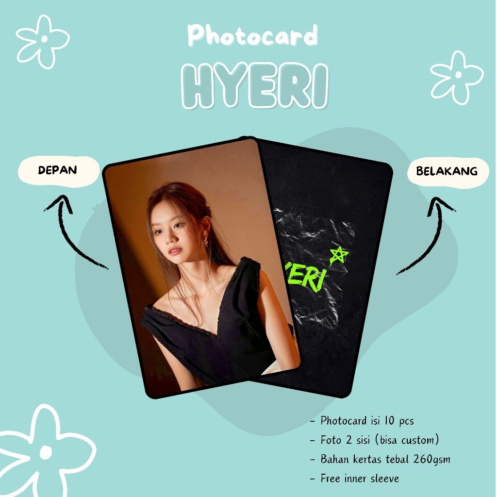 (10 ชิ้น) HYERI PHOTOCARDS