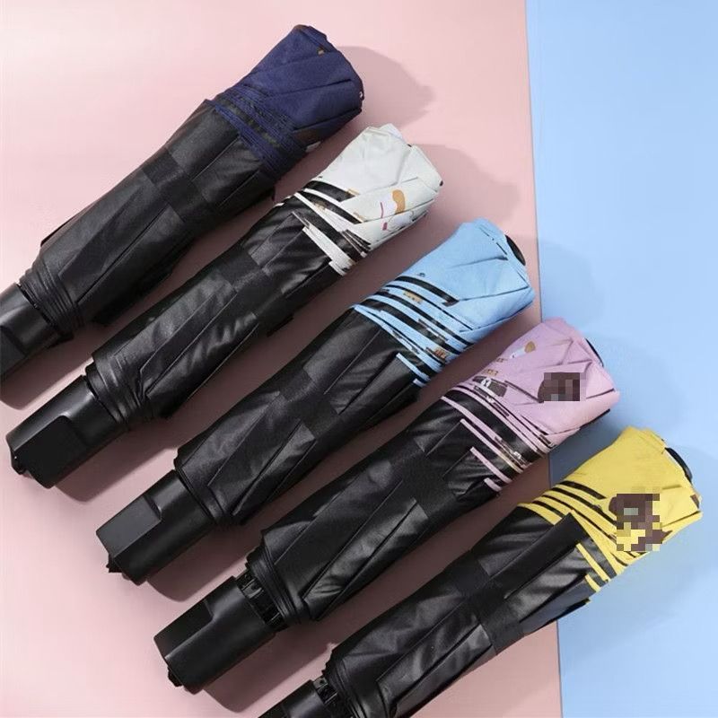~ HM8 ~ พับพับได้ UMBRELLA BEAR MOTIF FOLDING UMBRELLA BEAR CHARACTER / BLACK LAYER UMBRELLA BEAR MO