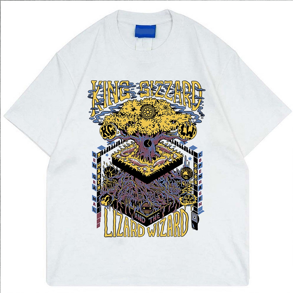 เสื้อยืดวงดนตรี King Gizzard เสื้อยืด Mercandise