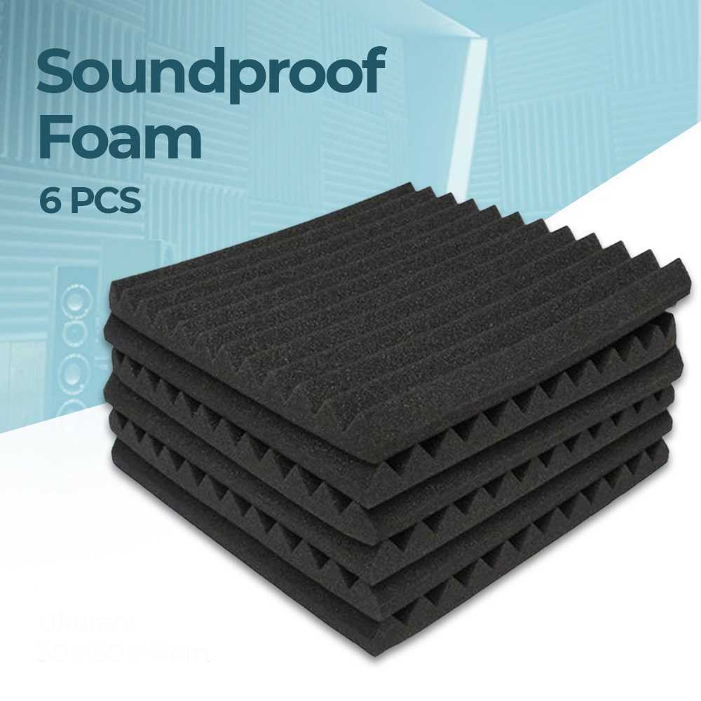 JROD โฟมกันเสียง โฟมไข่ 31x31x2.5ซม. 6ชิ้น - SFS1