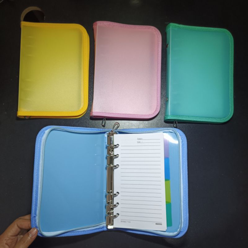 My Binder MHA Binder Note Zipper A6 6 ห่วง