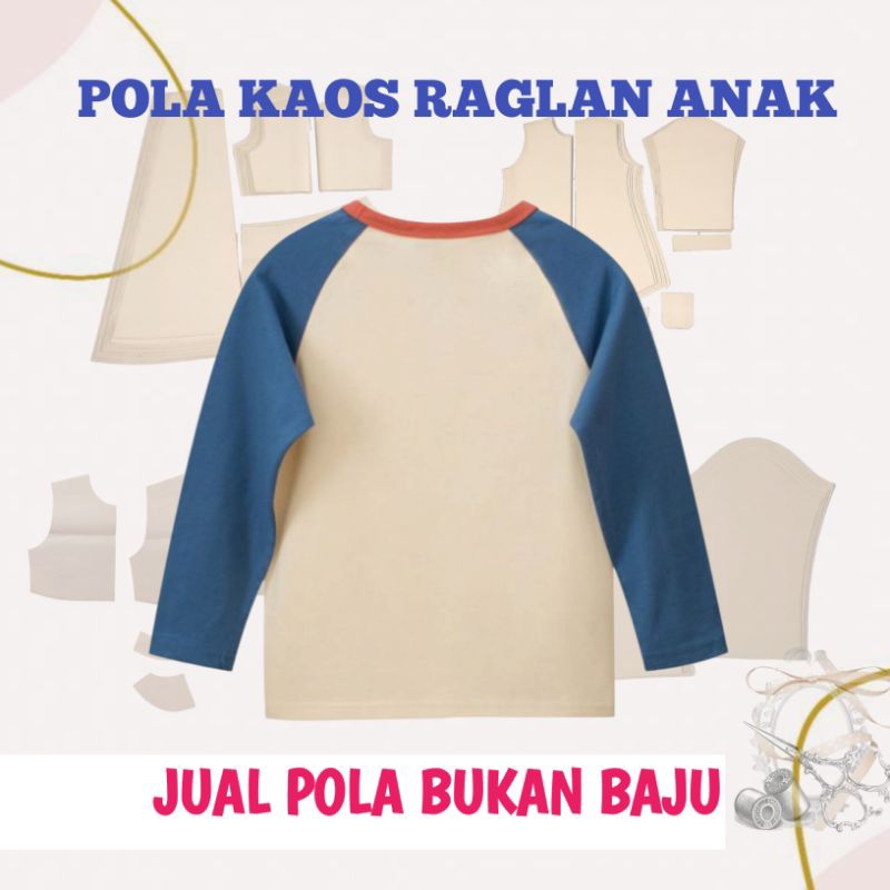 CHILDRENS RAGLAN เสื้อยืด PATTERN
