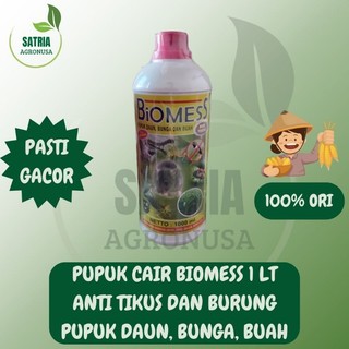 PUPUK CAIR BIOMESS 1 LT ANTI TIKUS DAN BURUNG / PUPUK CAIR UNTUK SEMUA JENIS TANAMAN / PADI, JAGUNG, CABAI SEMUA BISA