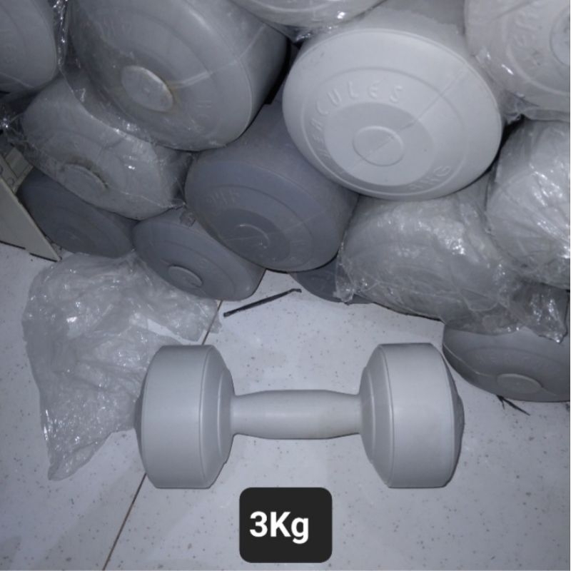 Barbell / Dumble 3kg เหมาะสําหรับกีฬา zumba ฯลฯ วัสดุที่มองไม่เห็น