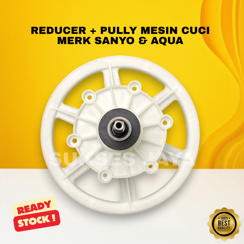 MESIN GEARBOX + PULLY สําหรับ SANYO & AQUA WASHING MACHINE / REDUCER 2 TUBS 6-7 KG / REDUCER SANYO &