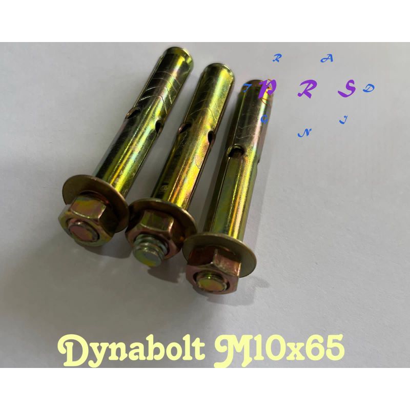 Dynabolt สีเหลือง M10x65/dynabolt M10x65/dybolt 10/Expansion Bollt M10x65
