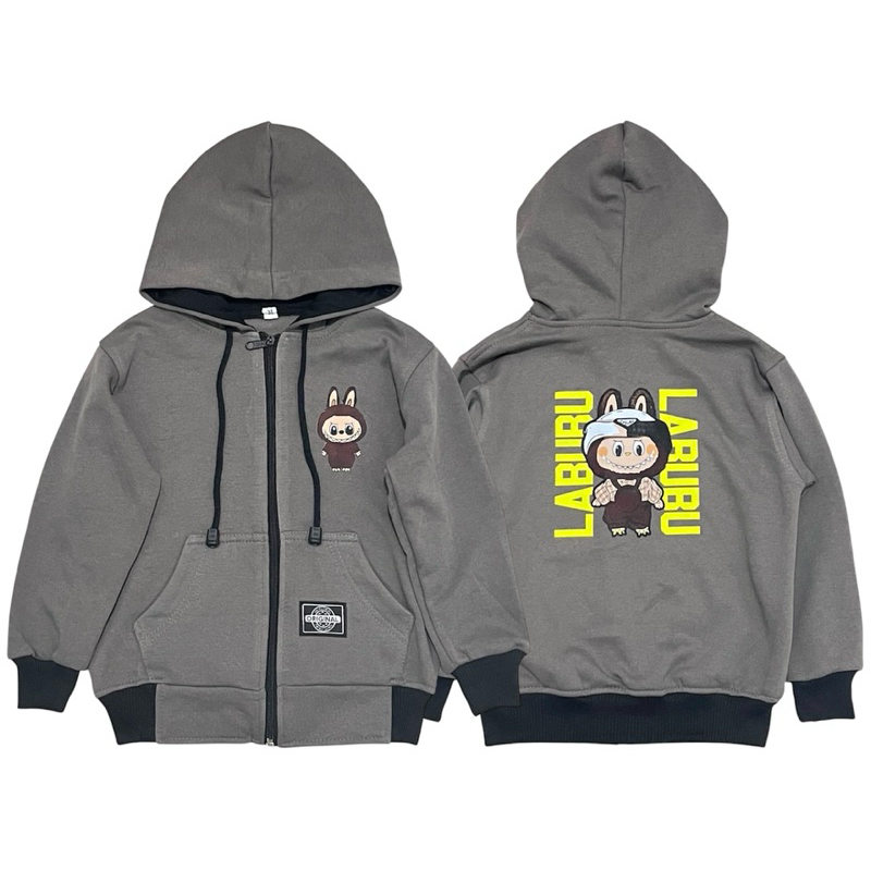 Gippokids เสื้อแจ็คเก็ตซิปสําหรับเด็ก Labubu Hype เสื้อแจ็คเก็ตเด็กผู้หญิงและเด็กผู้ชายปี 1-6