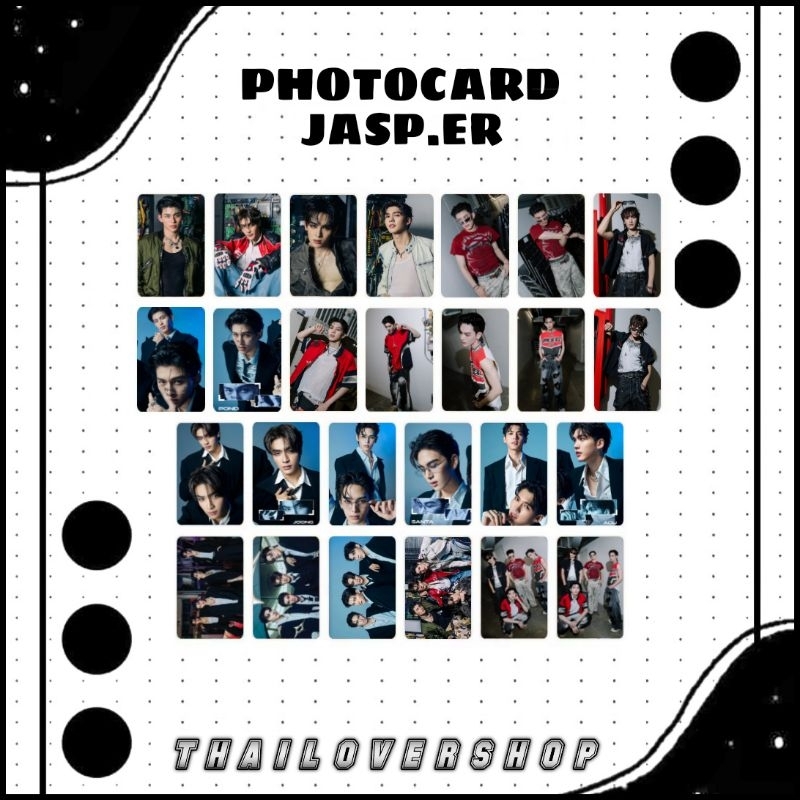 โฟโต้การ์ด JASP.ER RAIKATOPEN THAI ACTOR IDOL PC SET JOONG AOU SANTA POND GMM BOY PHOTO CARD JASPER