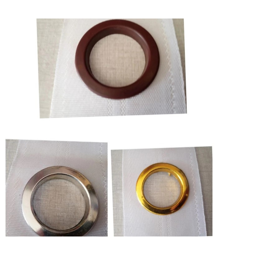 ชุดเต็มรูปแบบของ MINIMALIST CURTAIN HOLE ผ้าและแหวน SMOKING CURTAIN RIBBON RINGS
