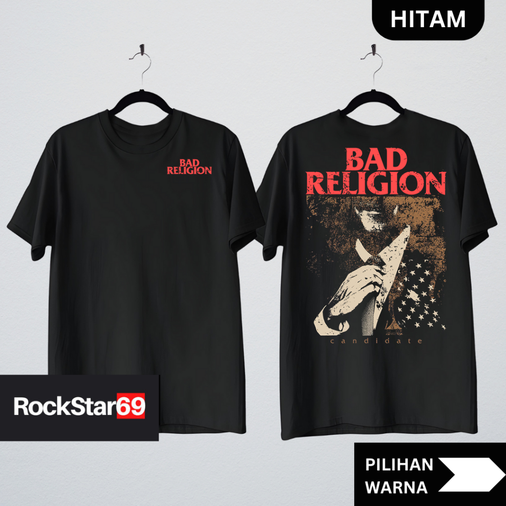 เสื้อยืดวงดนตรี BAD RELIGEION |11 SizeX S - 7XL เสื้อยืดสําหรับผู้ใหญ่ขนาดใหญ่ขนาดใหญ่จัมโบ้และเสื้อ