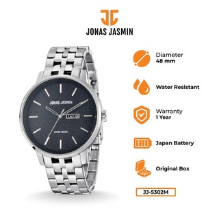 Jonas Jasmin - Jam Tangan Analog Pria JJ-5302M Include Box Fullset