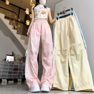 GDTIMA Celana Wanita Highwaist Celana Baggy Pants Celana Panjang