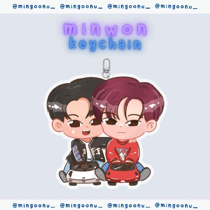 MINGYU WONWOO SEVENTEEN KEYCHAIN