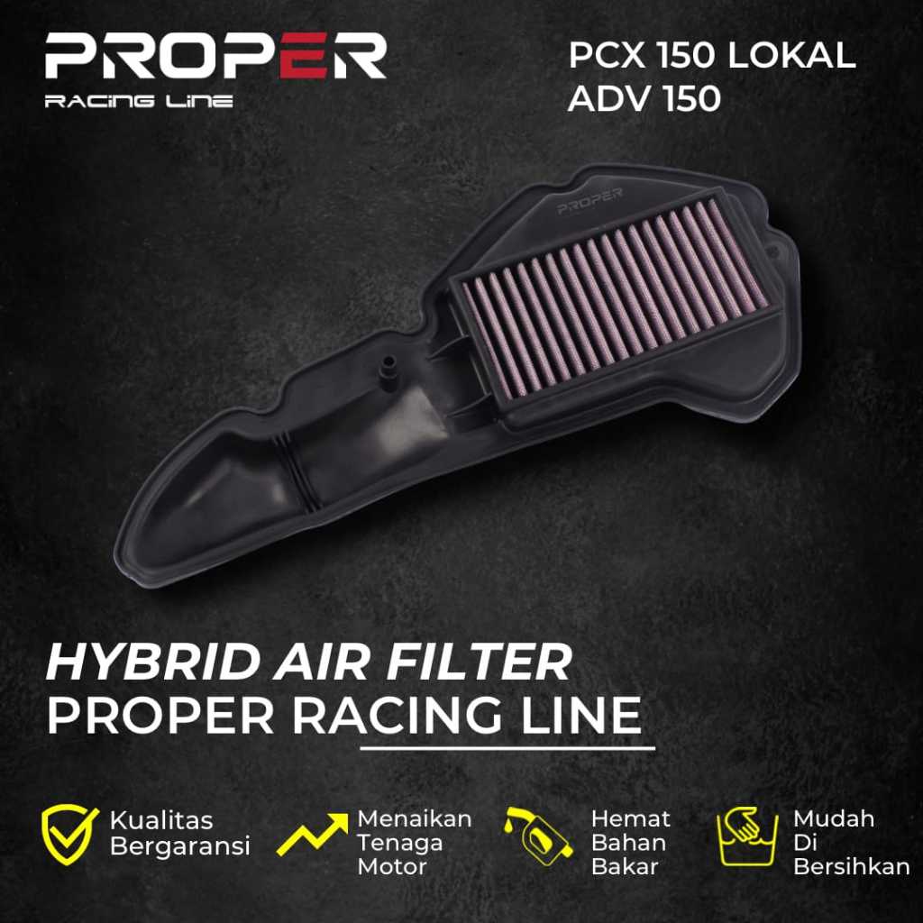 HYBRID AIR FILTER PCX 150 / ADV 150 K97 PROPER RACING LINE