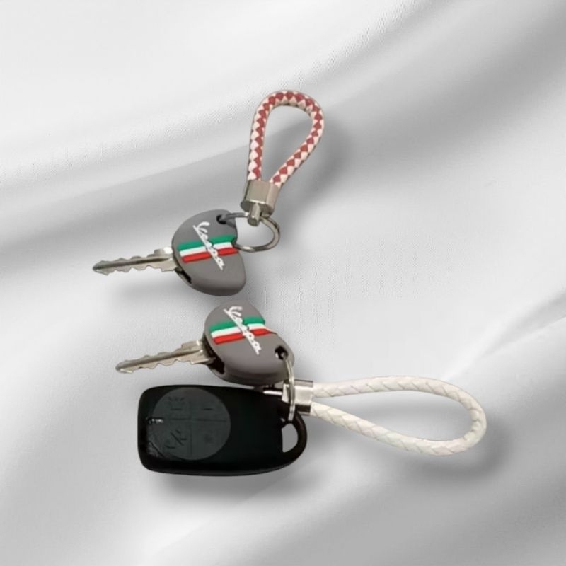 GANTUNGAN RK Key Cover + พวงกุญแจสําหรับ Vespa / พวงกุญแจ / อุปกรณ์เสริม Vespa / ปลอกกุญแจ Vespa