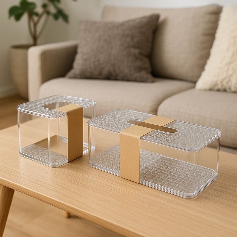 SMALL LUXURY ACRYLIC TISSUE BOX/ELEGANT SOUVENIR/LUXURY TISSUE BOX/ACRYLIC TISSUE BOX