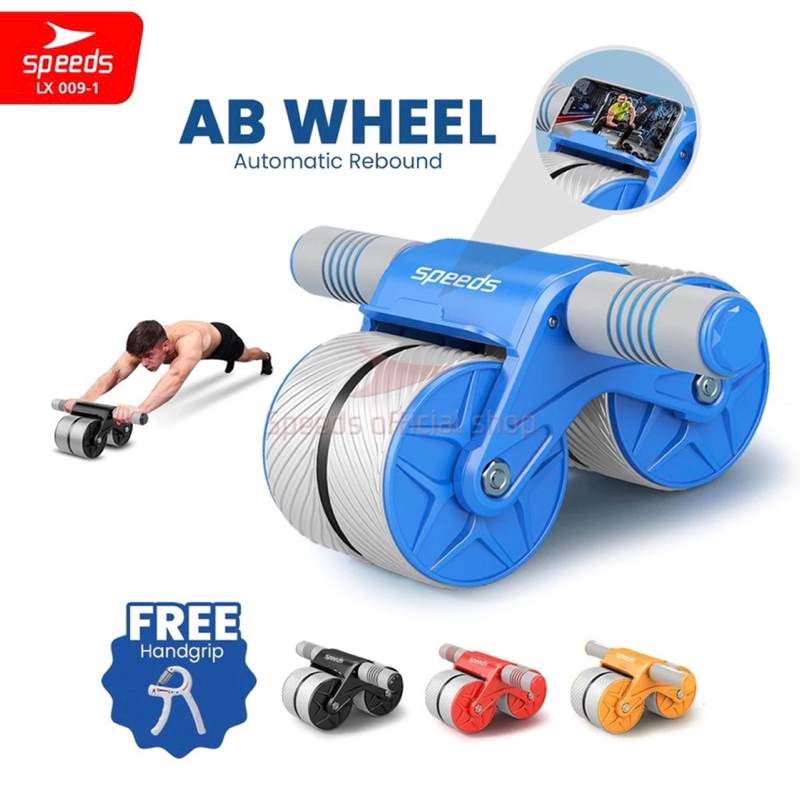 ความเร็ว 009-1 AB WHEEL ลูกกลิ้งอัตโนมัติ || Speeds ab wheel rebounder blossle ab wheel plus holder 