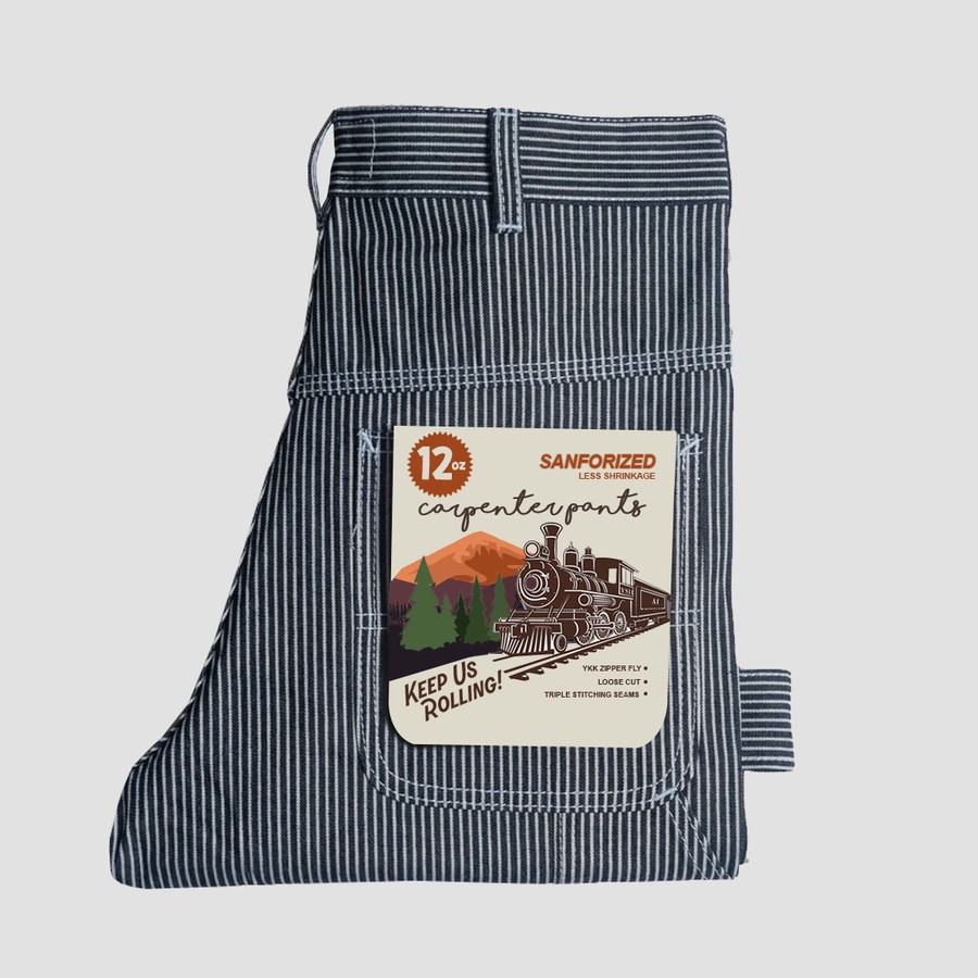 Vagabond Carpenter Pants Hickory 12oz กางเกงผู้ชาย