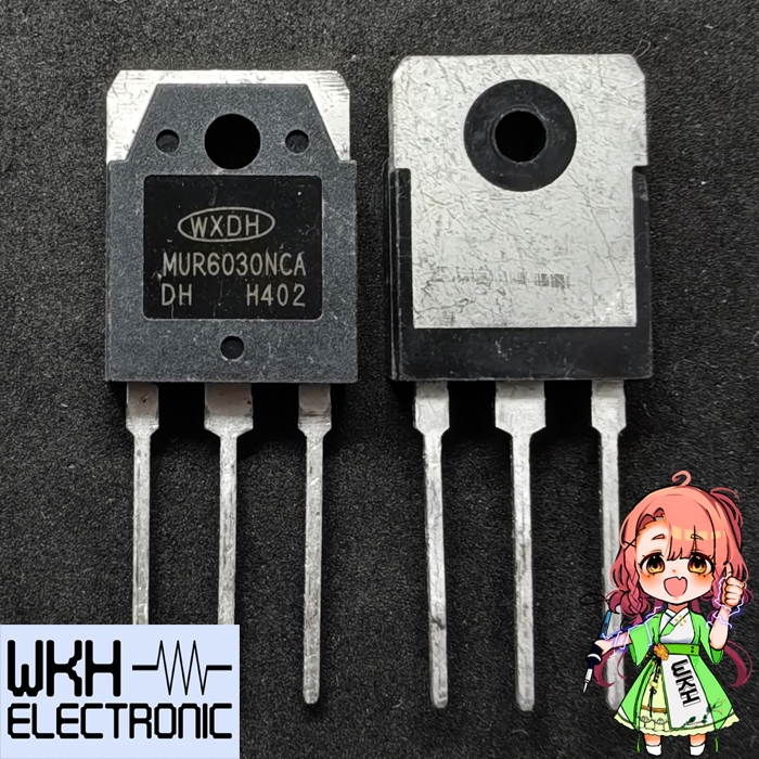 MUR6030NCA MUR6030 NCA ไดโอด MUR 6030NCA Fast Recovery 60A 300V To-3p