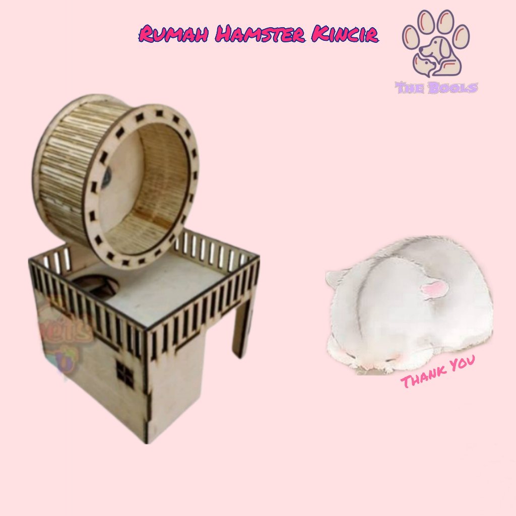 (The Bools) HAMSTER HOUSE HAMSTER SPINNING WHEEL HAMSTER TOY
