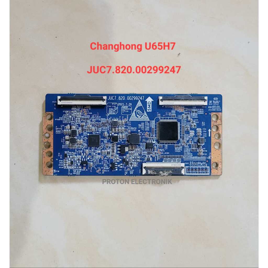 T-Con LED TV Changhong U65H7 Tikon JUC7.820.00299247 ทีคอน ทีคอน