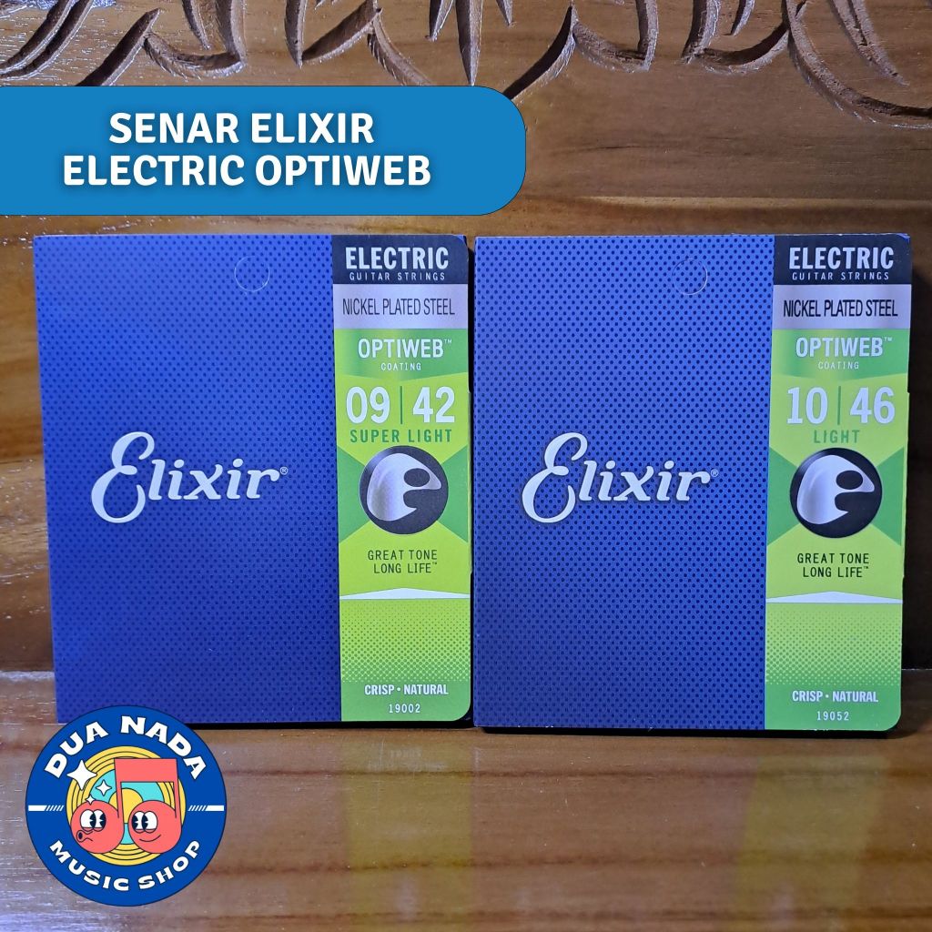 สายกีตาร์ไฟฟ้า Elixir 1 ชุด Optiweb