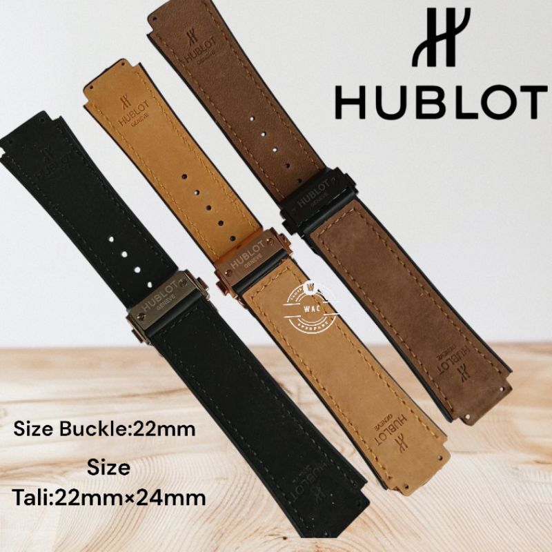 สายนาฬิกาหนัง Hublott Geneve ขนาด 22mm, 24mm