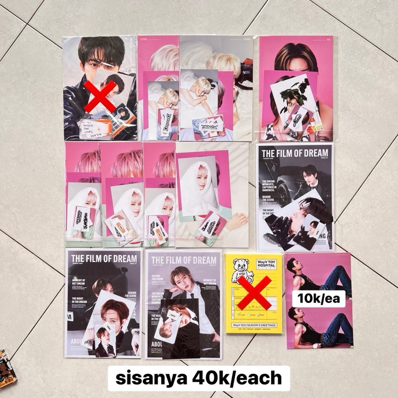 SHARING SEASON GREETING 2025 NCT 127 DREAM JOHNNY YUTAKA DOYOUNG JUNGWOO RENJUN CHENL JISUNG