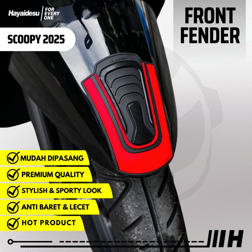 Hayidesu Scoopy 2025 - 2026 Body Protector FRONT FENDER Cover