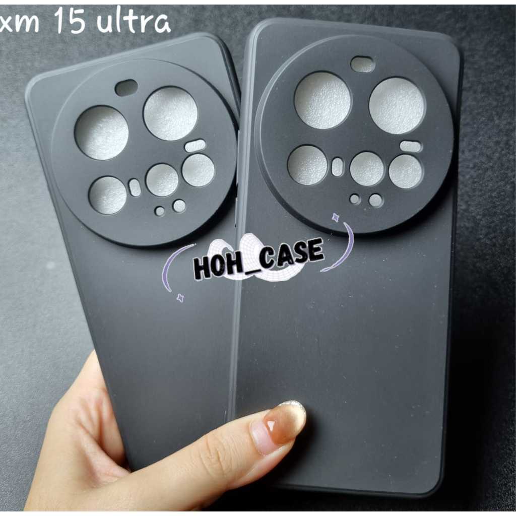 Xiaomi mi 15 mi 15 ultra Macaron Square Black Soft Case Plain Black