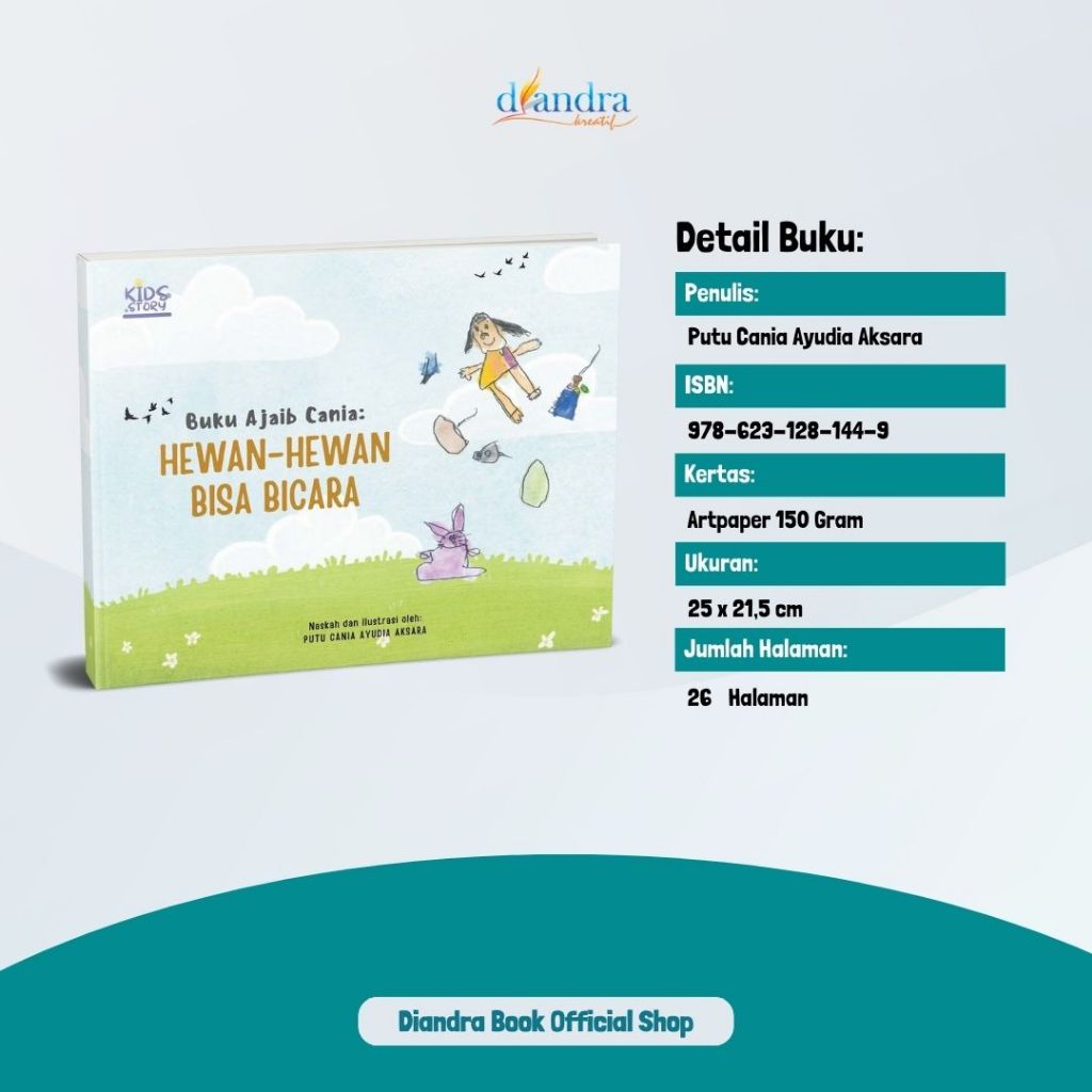 The Magic Book of Cania: Animals Can Talk หนังสือเด็ก โดย Putu Cania Ayudia อักษรา