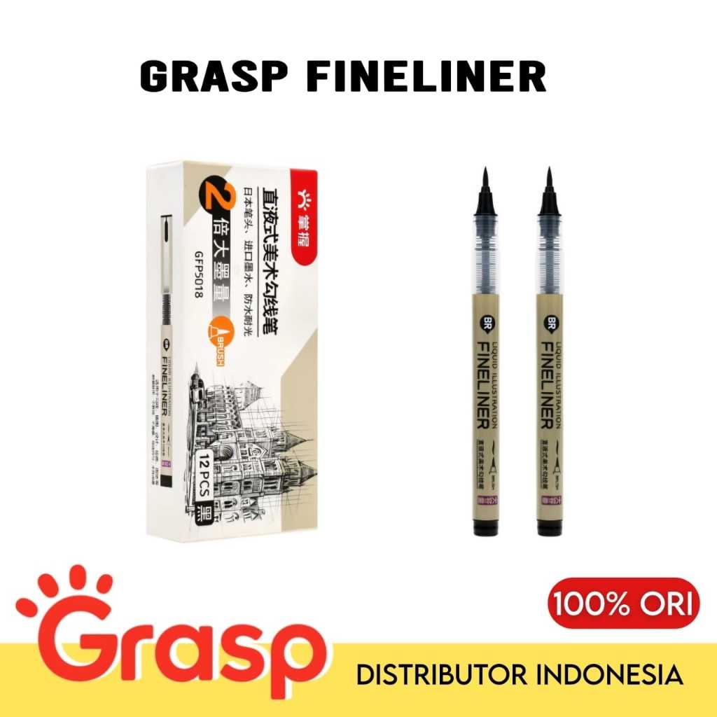 GRASP Fineliner Brush ปากกาหนาเส้น Grasp