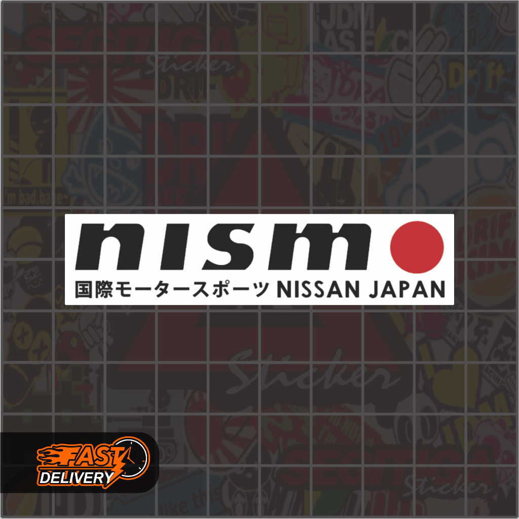 สติ๊กเกอร์ Nismo V2 ขนาด 15 x 3.5 ซม