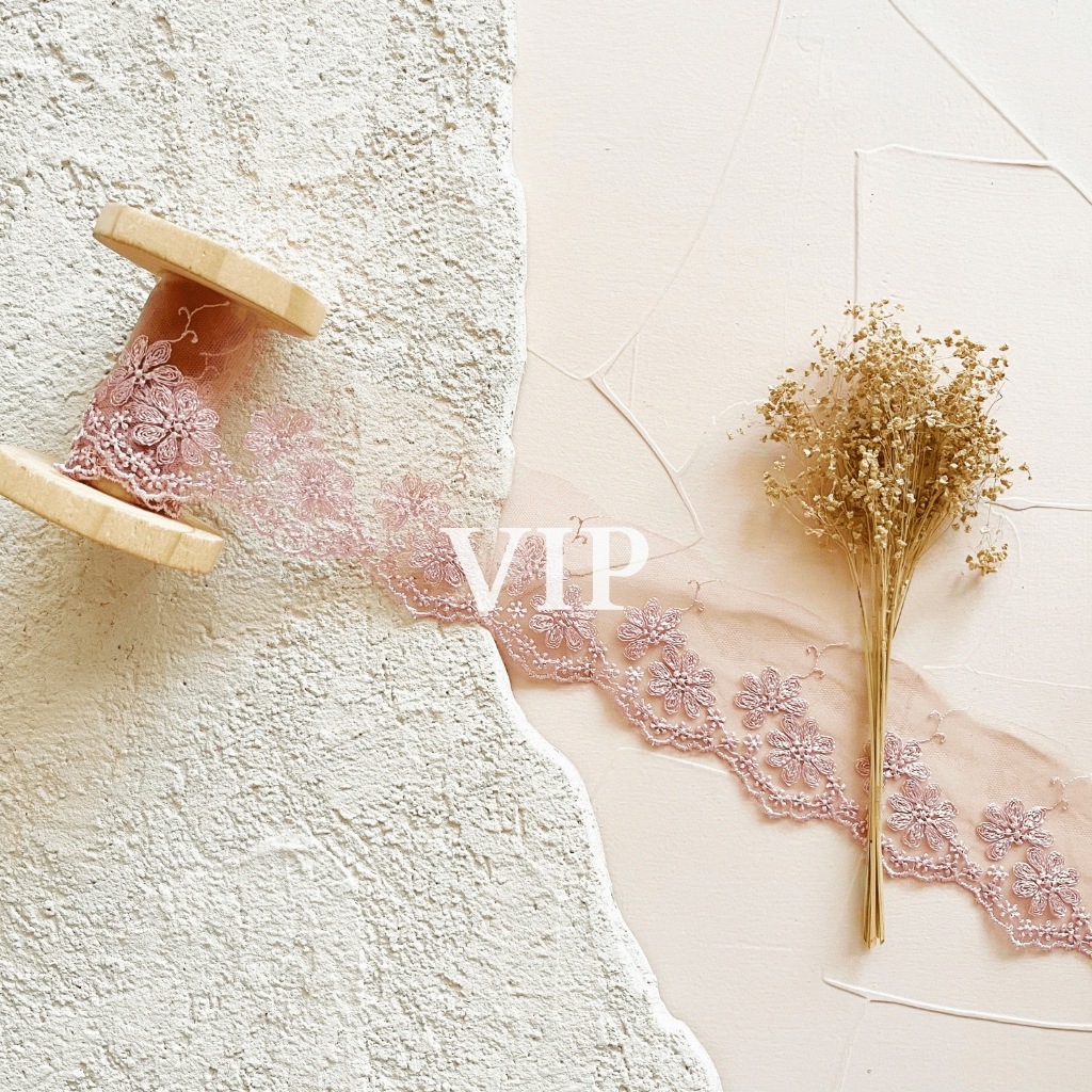 VIP Lace 4 T031 ปักกระเบื้องลูกไม้ต่อม้วน